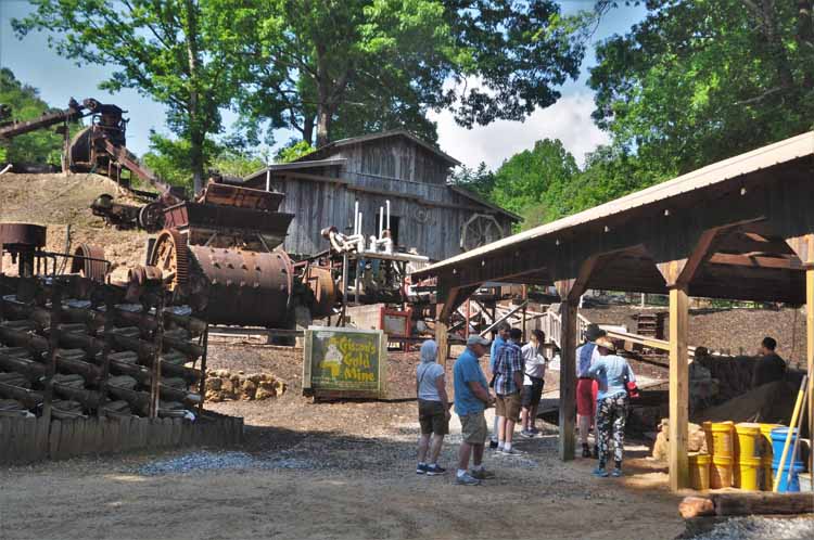 at Crisson gold mine